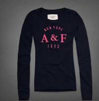 dames abercrombie fitch lang tees 1892 lichtrood koningsblauw Meer Betaalbare felj3786